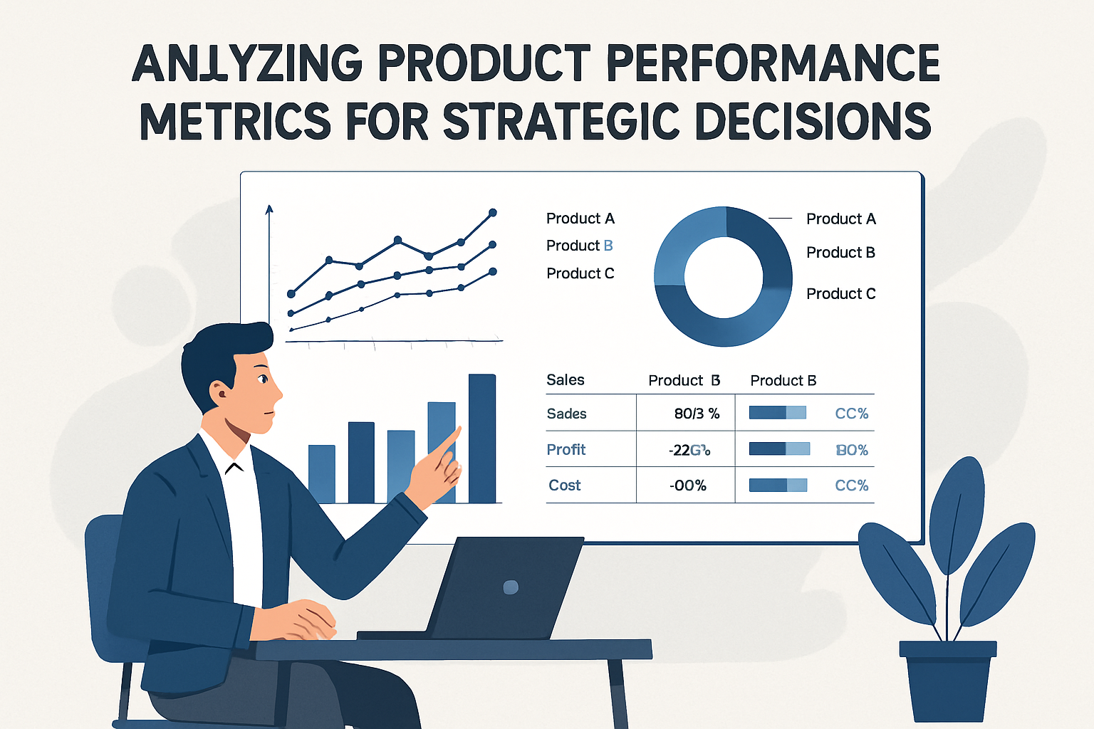 Analyzing product performance metrics for strategic decisions